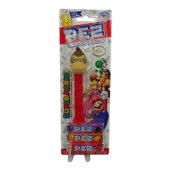 Super Mario Luigi Donkey Kong PEZ Candy & Dispenser Collectibles Lot Of 3 NEW - Picture 7 of 11